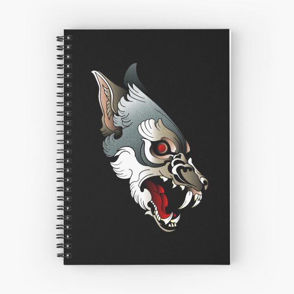 Item preview, wolf neo traditional art deco designed and sold by cat poe.