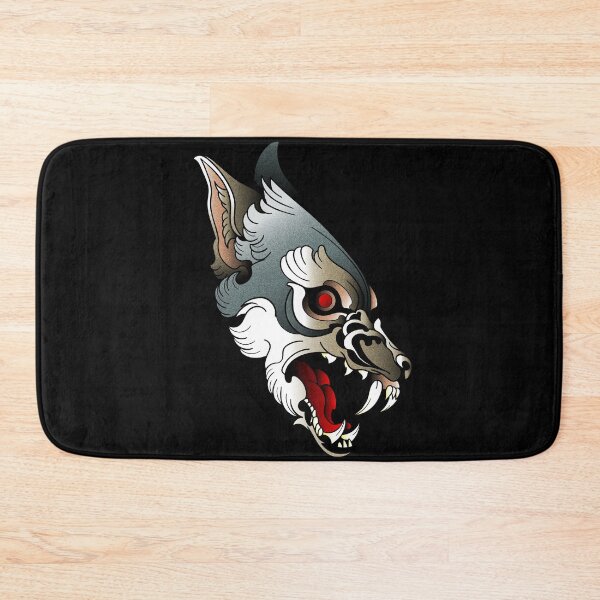Item preview, wolf neo traditional art deco designed and sold by cat poe.
