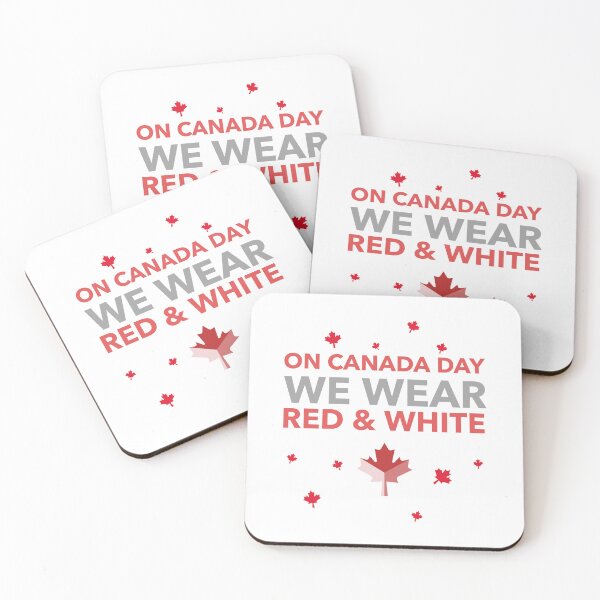 Item preview, On Canada Day We Wear Red & White designed and sold by Verbiage24.