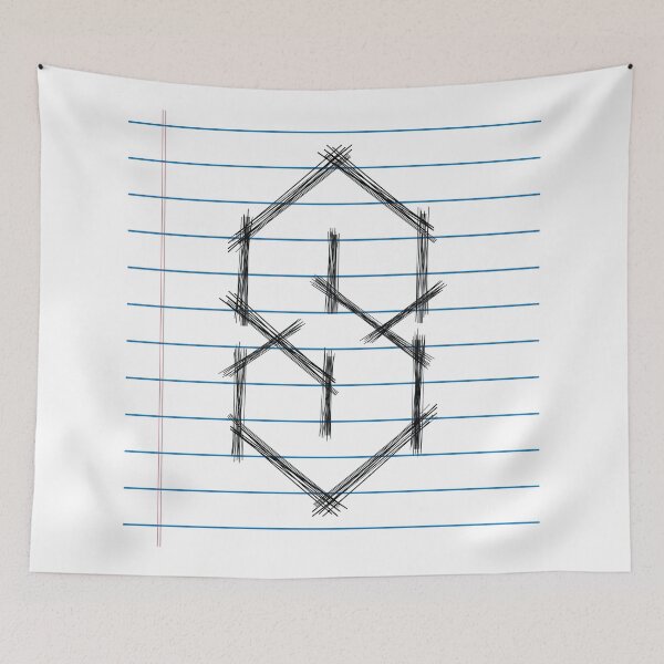 Item preview, Universal Cool Point S Doodle 90s kids middle school meme designed and sold by alltheprints.