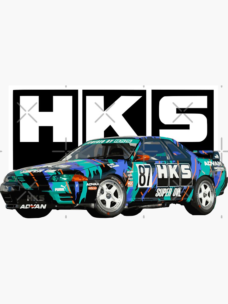 Skyline R32 GT-R HKS Japan GTR JGTC ZERO-R | Sticker