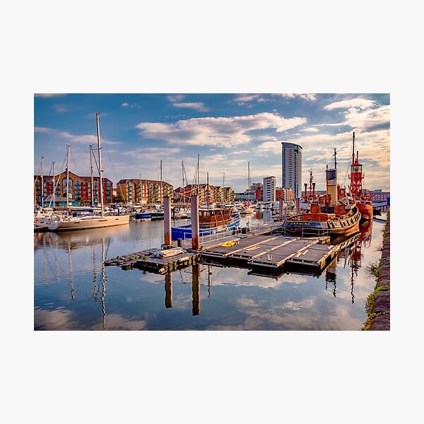 Item preview, Swansea Marina designed and sold by Dan Santillo.