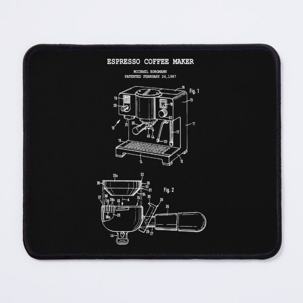 Item preview, Espresso Coffee Maker designed and sold by PATENT PRINTS.