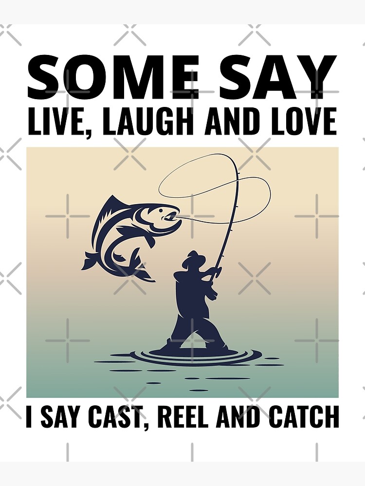 Fishing Fish Fishermen Funny Humor Greeting Card for Sale by