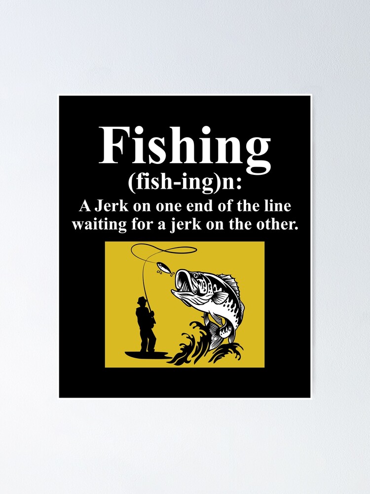 Largemouth Bass Fishing Hook design Poster for Sale by