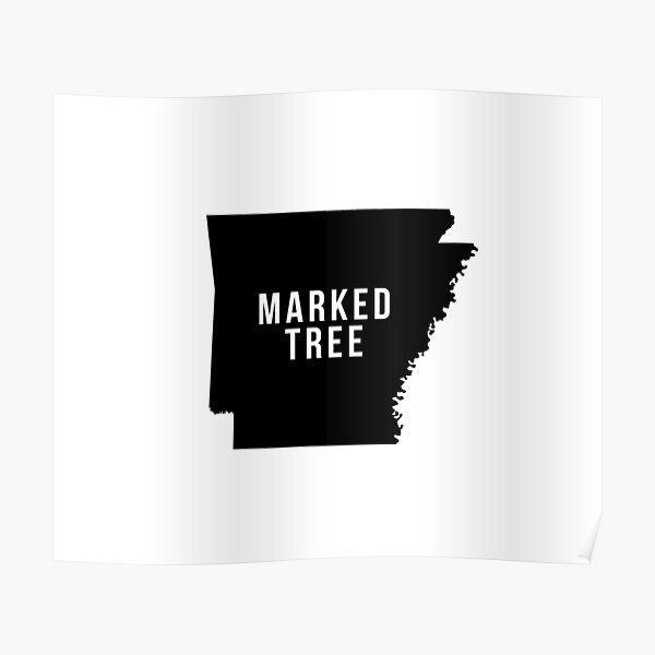 "Marked Tree, Arkansas State Silhouette" Poster for Sale by CartoCreative Redbubble