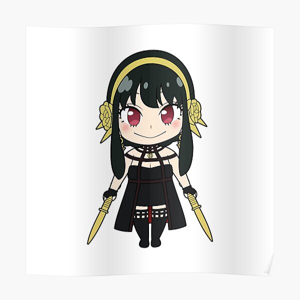 SPY Yor Chibi Poster For Sale By ChibiCheems Redbubble