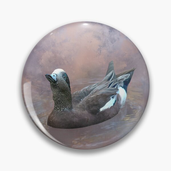 Item preview, Swimming American Wigeon One designed and sold by Elisabeth Lucas.