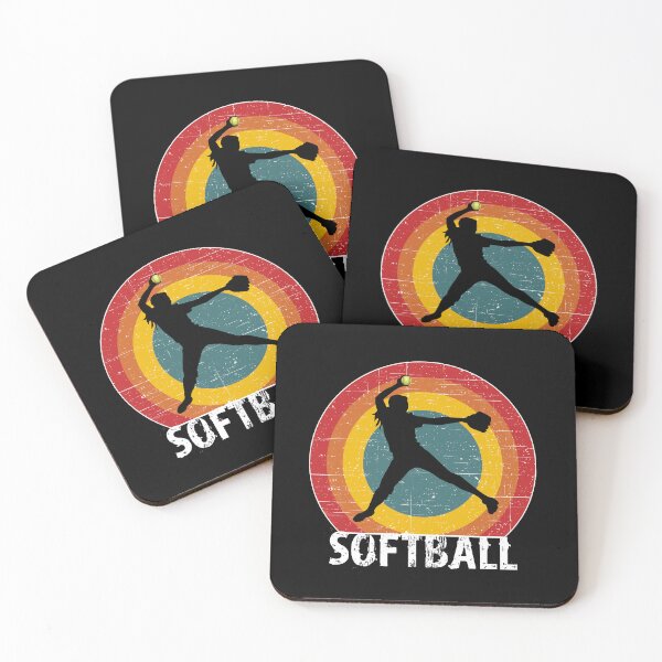 Item preview, Sunset Silhouette Fielder Fastpitch Softball designed and sold by 99Fastpitch.
