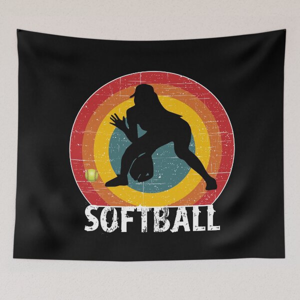 Item preview, Sunset silueta jardinero softbol de lanzamiento rápido designed and sold by 99Fastpitch.