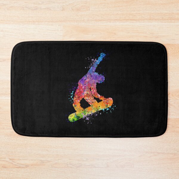 Item preview, Snowboard Boy Trick Watercolor Classic . designed and sold by palomojkcasa.