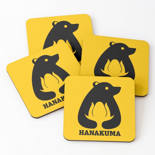 Item preview, Hanakuma - Flower Bear Black Print  designed and sold by AlexanderEvans.
