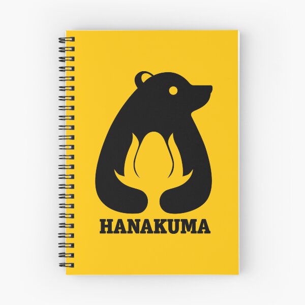 Item preview, Hanakuma - Flower Bear Black Print  designed and sold by AlexanderEvans.