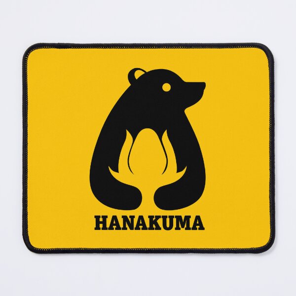 Item preview, Hanakuma - Flower Bear Black Print  designed and sold by AlexanderEvans.