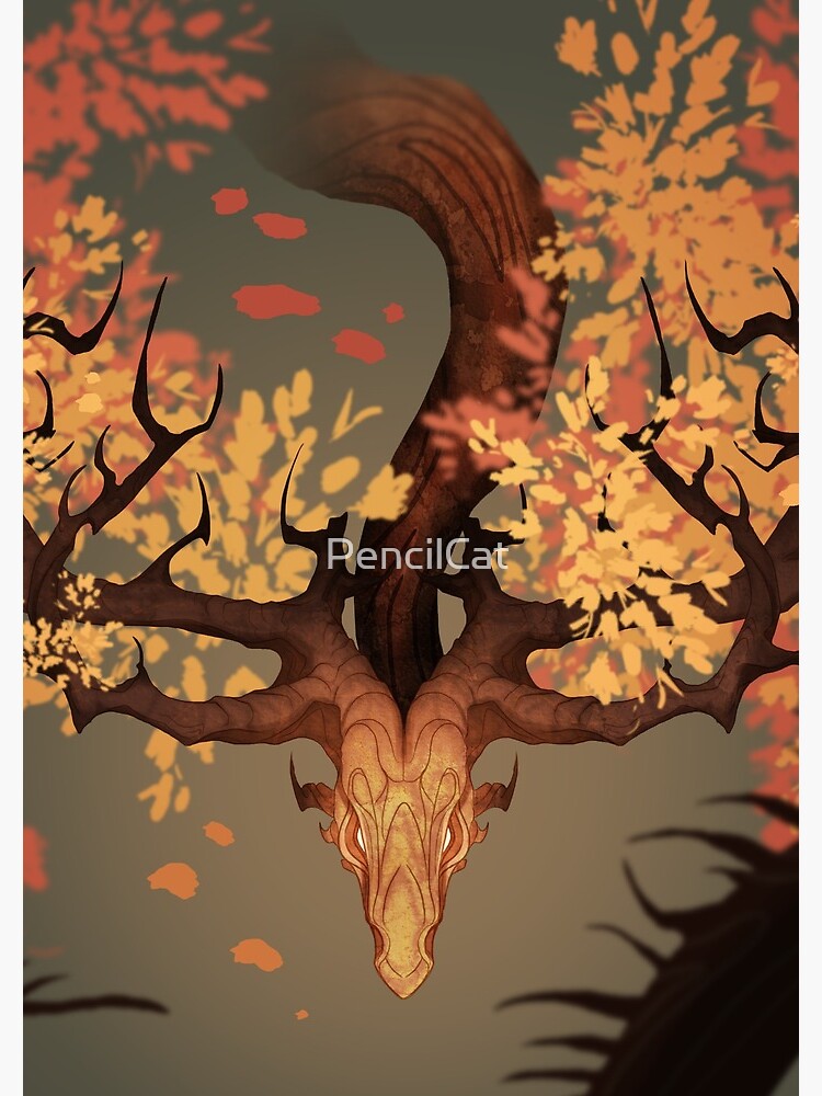 Thumbnail 3 of 3, Journal, The Spirit of Autumn designed and sold by PencilCat.