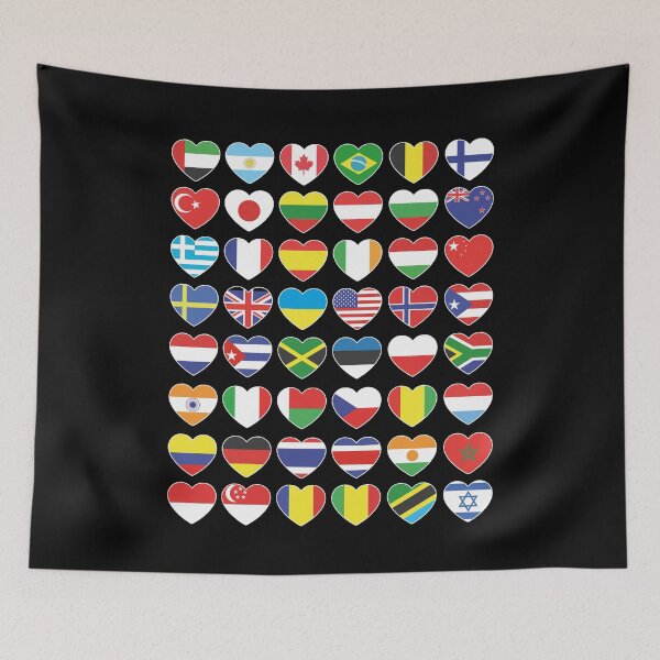 Item preview, World Flags of The Different Countries International Gift  designed and sold by alenaz.