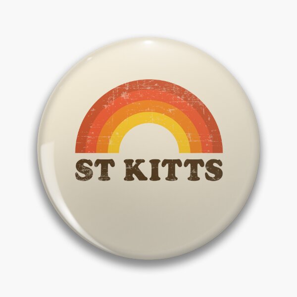 Item preview, Vintage St Kitts Vacation Souvenir Retro Rainbow designed and sold by Delightfully Cynical.