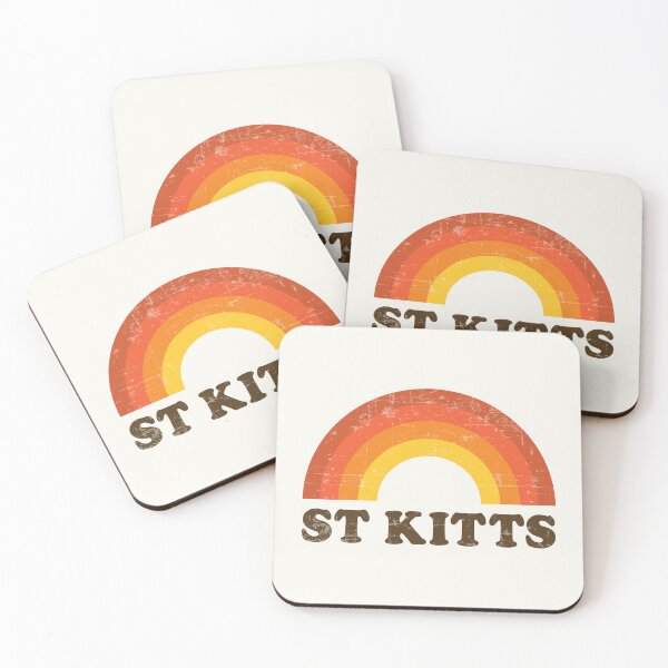 Item preview, Vintage St Kitts Vacation Souvenir Retro Rainbow designed and sold by Delightfully Cynical.