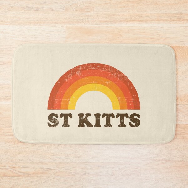 Item preview, Vintage St Kitts Vacation Souvenir Retro Rainbow designed and sold by Delightfully Cynical.