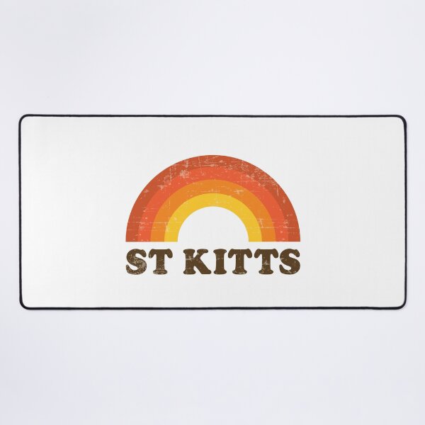 Item preview, Vintage St Kitts Vacation Souvenir Retro Rainbow designed and sold by Delightfully Cynical.