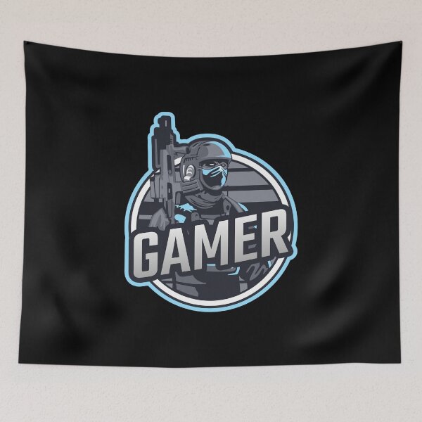 Item preview, Gamer with Marine Shooter designed and sold by PRIVARSHU.