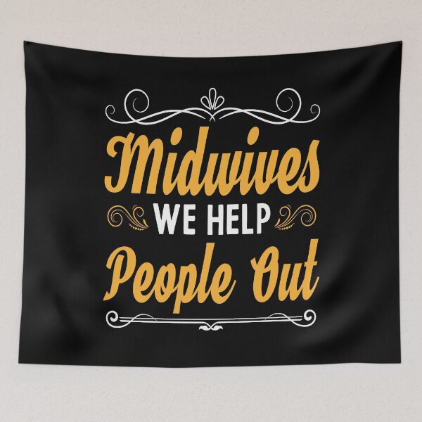 Item preview, Midwifery Birthing Support Doula Funny Midwife designed and sold by bestshirtdesign.