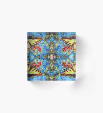 Digital Butterfly Design Acrylic Block