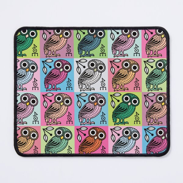 Item preview, Cute Athenian Owl Pop Art designed and sold by Happy Puppy Print On Demand.