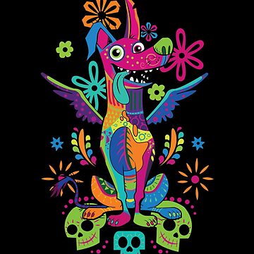 Artwork thumbnail, Day Of The Dead Dante Coco Dog by ThuyDuongMAC