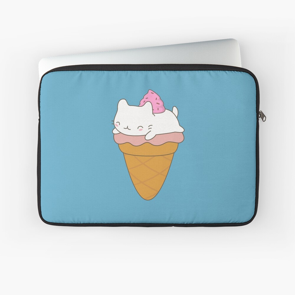 Ice Cream Cats Coin Pouch / Cute Small Kawaii Coin and Card 