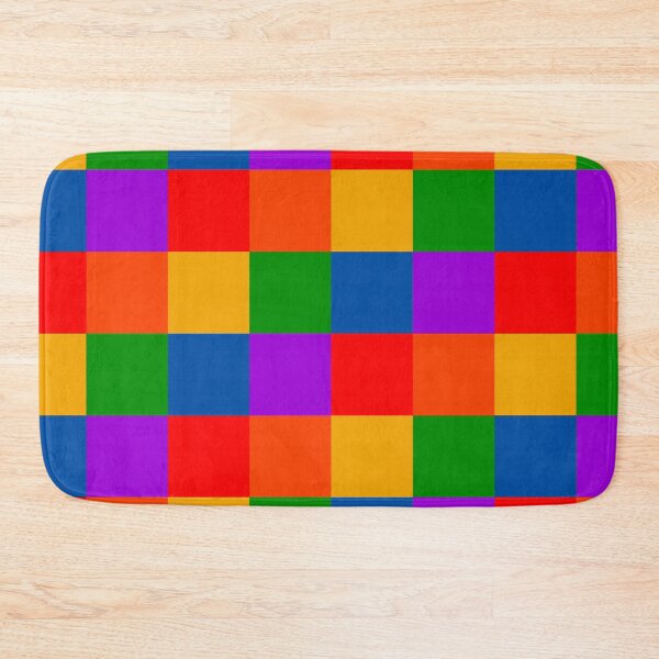Item preview, LGBT Rainbow Inspired Checkered Pattern designed and sold by SpaceAlienTees.