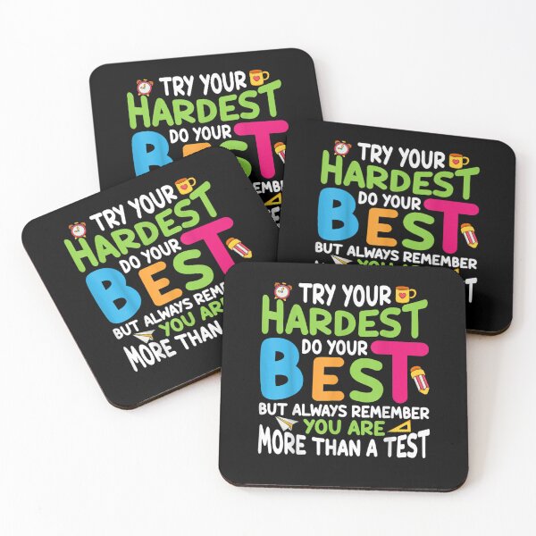 Item preview, Try your hardest do your best you’re more than a test  designed and sold by Bethemostbeauti.