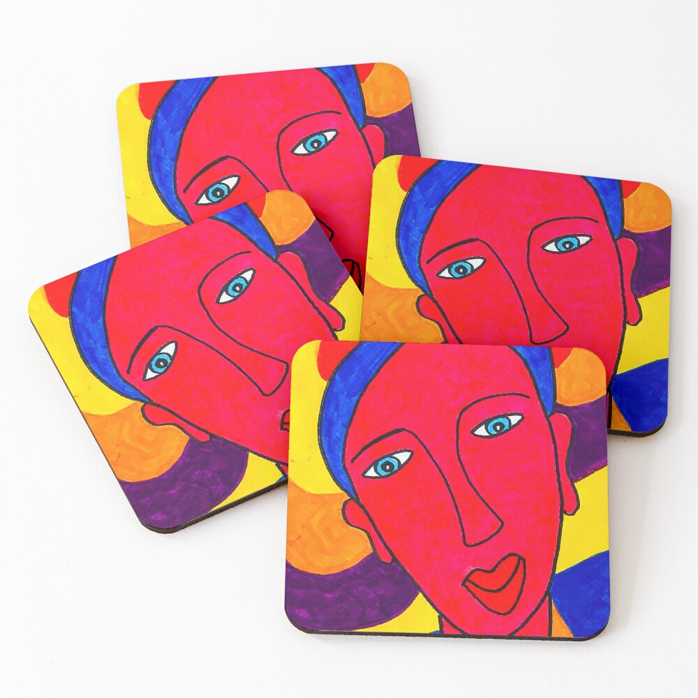 Item preview, Coasters (Set of 4) designed and sold by RandaRubyRed.