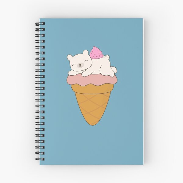 Item preview, Kawaii Polar Bear Ice Cream Cone T-Shirt designed and sold by happinessinatee.