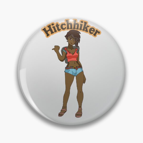 Item preview, Cute Hitchhiker Girl - Dark designed and sold by Chubuter.