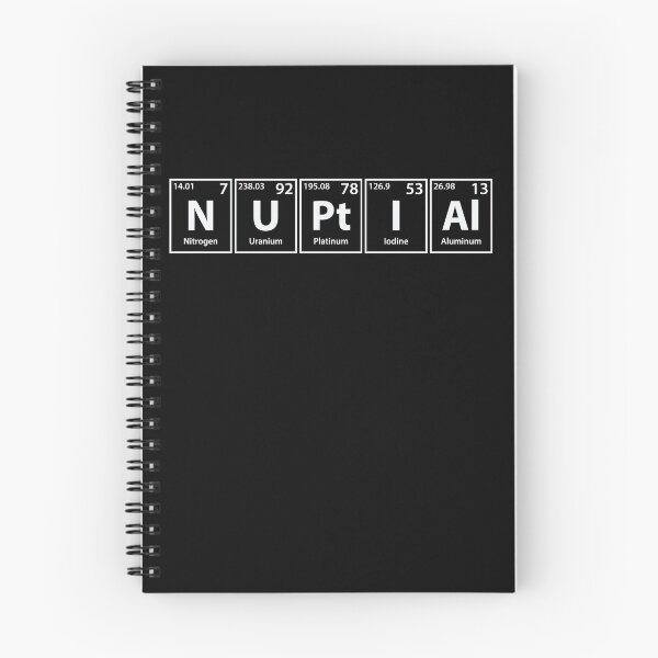 Item preview, Nuptial (N-U-Pt-I-Al) Periodic Elements Spelling designed and sold by cerebrands.