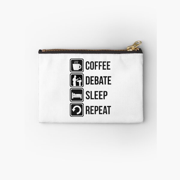 Item preview, Funny Debating Shirt Coffee Debate Sleep Repeat designed and sold by BeyondEvolved.