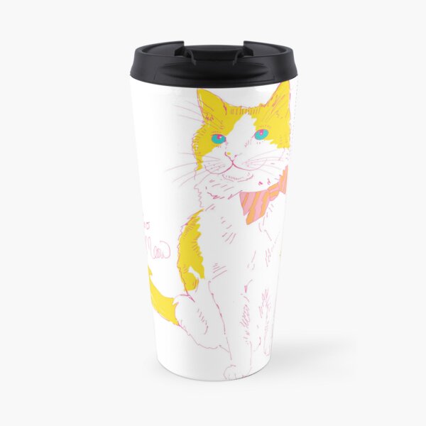 Yellow Cat Travel Coffee Mug