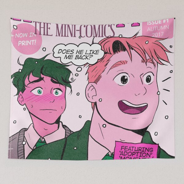 Item preview, Heartstopper Comics Pink Cover Art by Alcie Oseman designed and sold by AliceOsemanFan.