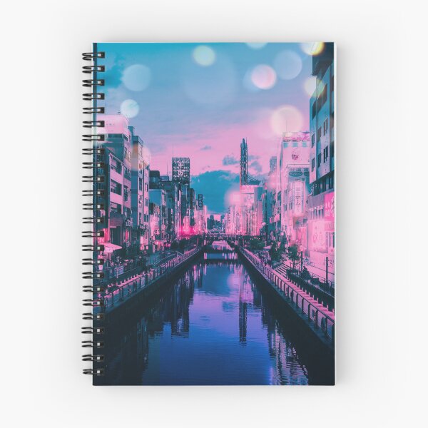 Item preview, Osaka Dotonbori Ebisu Bridge Canal Vapor Lofi City Neon Nightscape - Namba District - Bokeh Light Leaks Artwork - Anime  Aesthetic designed and sold by Cawaiico.