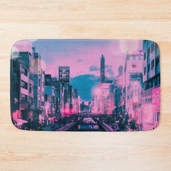 Item preview, Osaka Dotonbori Ebisu Bridge Canal Vapor Lofi City Neon Nightscape - Namba District - Bokeh Light Leaks Artwork - Anime  Aesthetic designed and sold by Cawaiico.