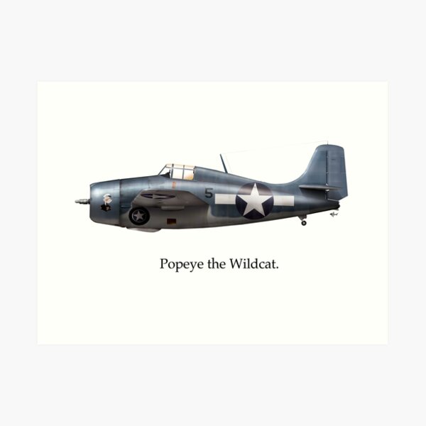 Popeye the Wildcat Art Print
