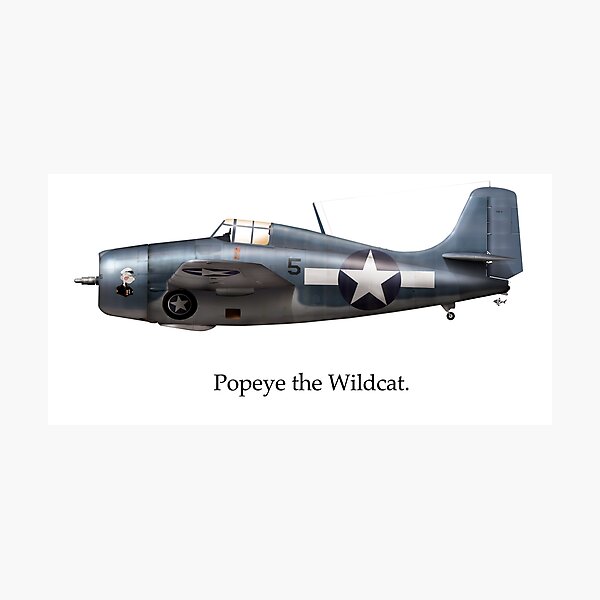 Popeye the Wildcat Photographic Print