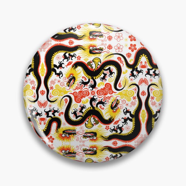 Item preview, Terrific Chinese dragons pattern art designed and sold by Zoo-co.