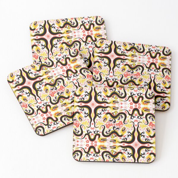 Item preview, Terrific Chinese dragons pattern art designed and sold by Zoo-co.