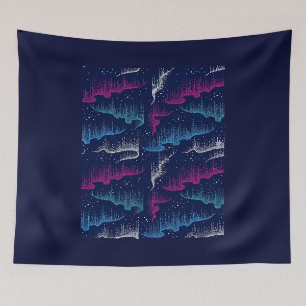 Item preview, Dotwork Aurora borealis designed and sold by AndySerkis.
