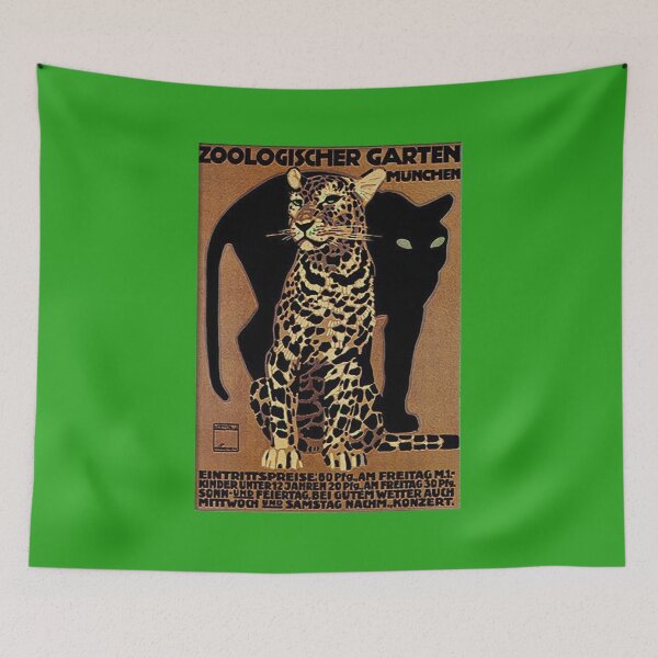 Item preview, Vintage Munich Zoo Advertisement designed and sold by TinCaz.