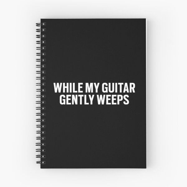 Item preview, While My Guitar Gently Weeps designed and sold by TinCaz.