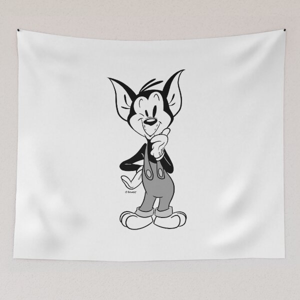 Item preview, Funny Kitty Cat Retro 30s Cartoon Rubberhose Style designed and sold by skullislandprod.