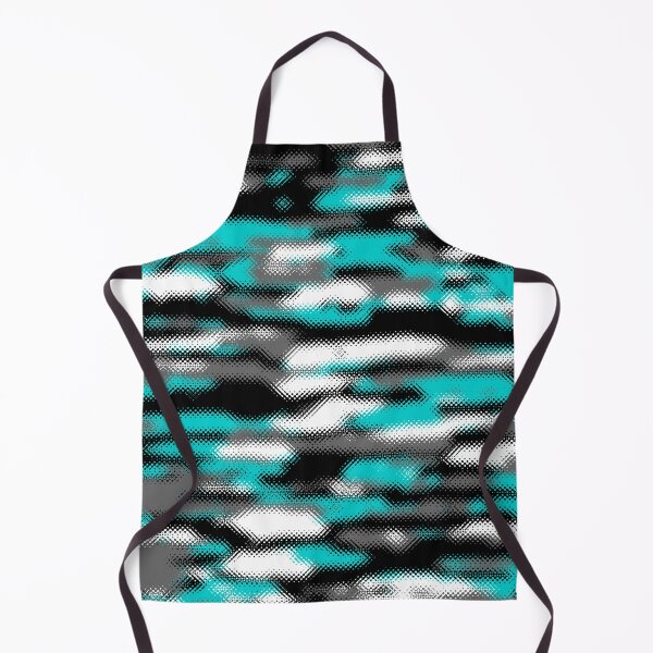 Item preview, Camouflage Aqua Black White  designed and sold by Tshirtstory.